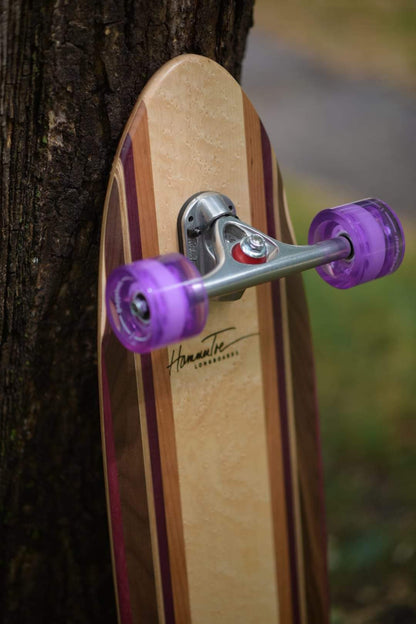 Purple Heart, Birdseye Maple, and Walnut Classic Pintail.